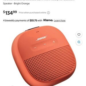 Bose Portable Bluetooth Speaker - Orange
